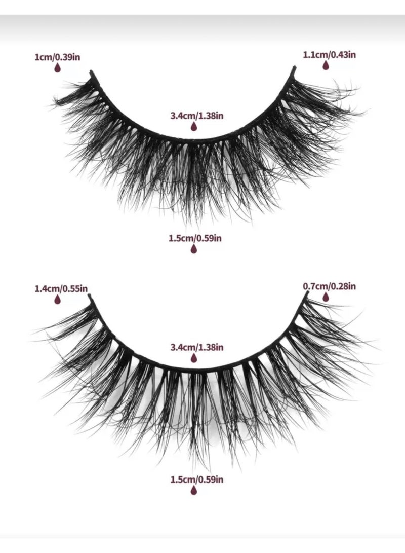 Shein MagiFly 20 Pairs Assorted Thick Curly Fluffy Eyelashes - Image 5